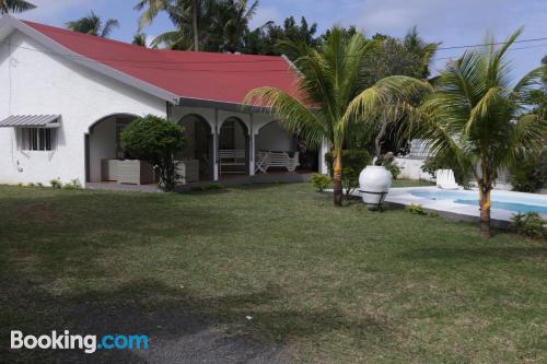 Home with terrace in Blue Bay.