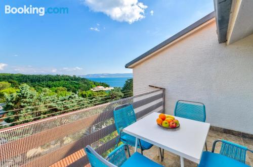 Ferienwohnung mit balkon, ideal für familien.