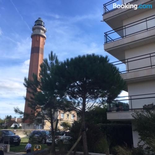 Acogedor apartamento en Le Touquet-Paris-Plage con terraza y internet