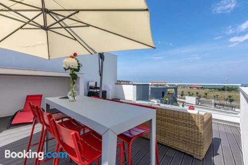 Apartment with terrace. Great for six or more