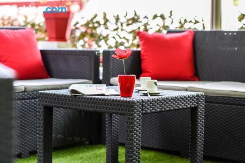 Apartamento com terraço, ideal para duas pessoas