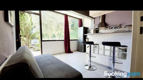 One bedroom apartment home in Corte with terrace.