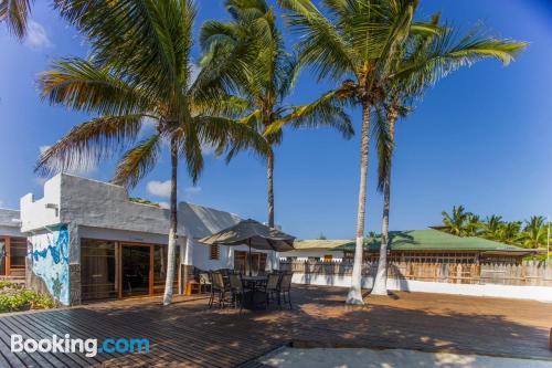 Ferienwohnung in Puerto Villamil. Haustier erlaubt