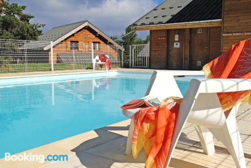 Swimming pool and wifi place in La Joue du Loup. Pet friendly