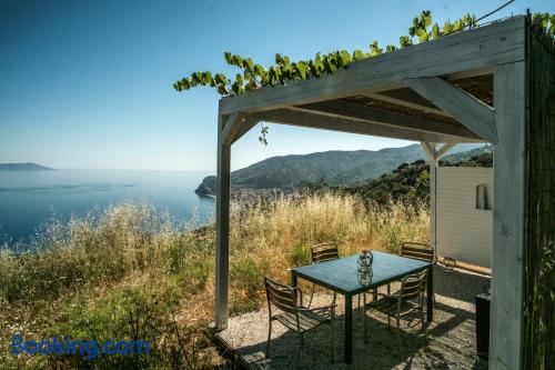 Apartment with terrace in Piraino.