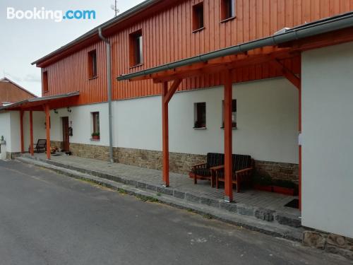 Wohnung mit terrasse. In Joachimsthal.