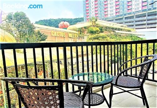 Apartamento em Brinchang. Terraço!.