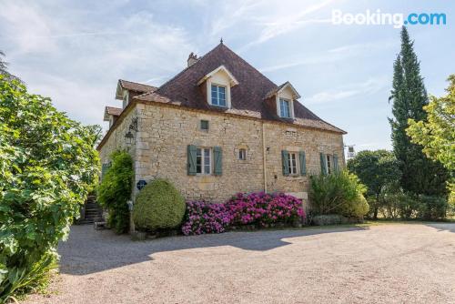 Home in Mauroux with terrace.