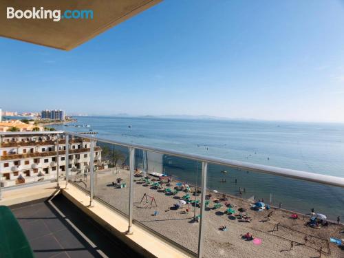 Grande apartamento em La Manga del Mar Menor.