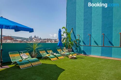 Prático apartamento em Barcelona. Com terraço!