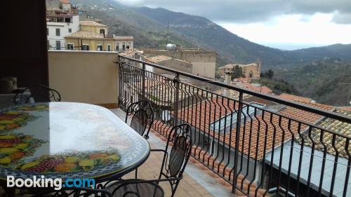 Apartment with terrace in downtown of San Piero Patti