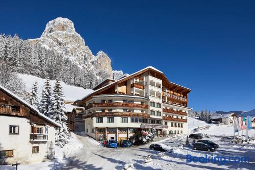 Convenient 1 bedroom apartment in best location of Corvara In Badia