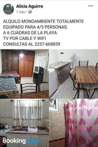 Apartamento apto para familias con conexión a internet.