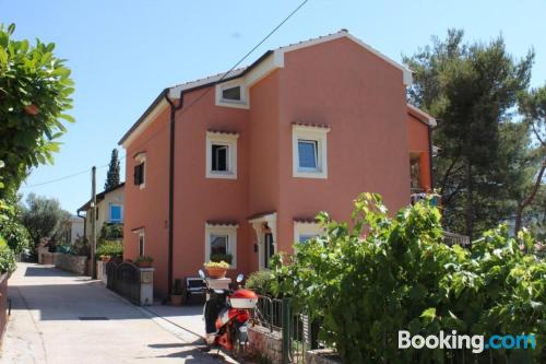 Terrace and wifi apartment in Cres. Dog friendly.