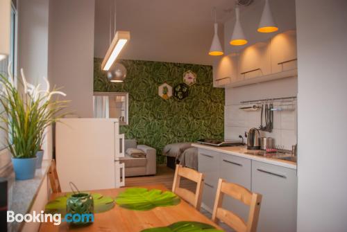 Baby friendly apartment in Szczawno-Zdrój good choice for 6 or more.