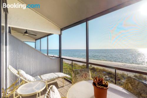 Amazing location in Holmes Beach. Good choice for six or more