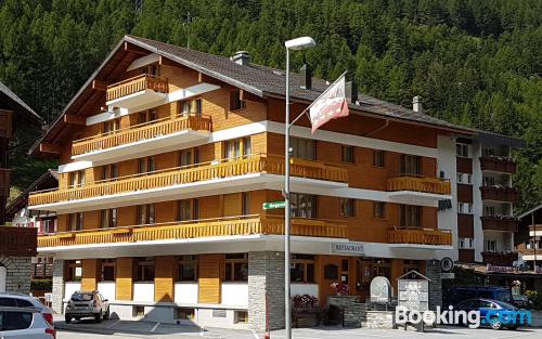 Appartement 21m2 in Saas-Grund, met terras