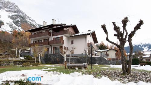 Pequeño apartamento en Bormio con calefacción y wifi.