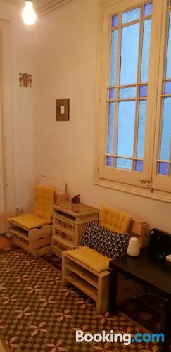 Home for 2 people in Barcelona. Central location