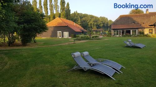 Ferienwohnung mit Balkon. Heizung