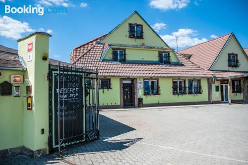 Praktische Wohnung für 2 Personen. Haustier erlaubt