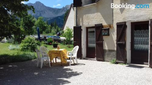 Two room home in Gresse-en-Vercors. Convenient for groups