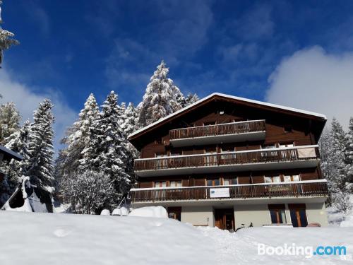 Apartamento com terraço e internet em Bellwald.