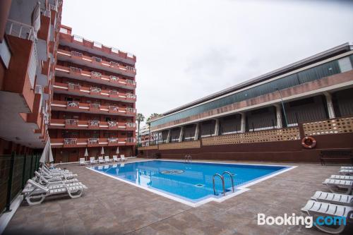 Zona inmejorable con piscina en Puerto de la Cruz y wifi