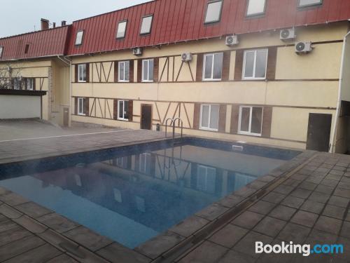 One bedroom apartment apartment in Saratov with terrace and wifi.