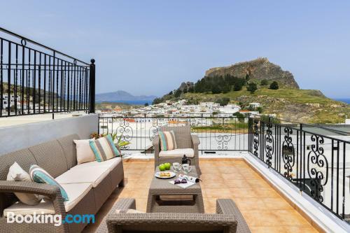 Appartement à Lindos. Terrasse!