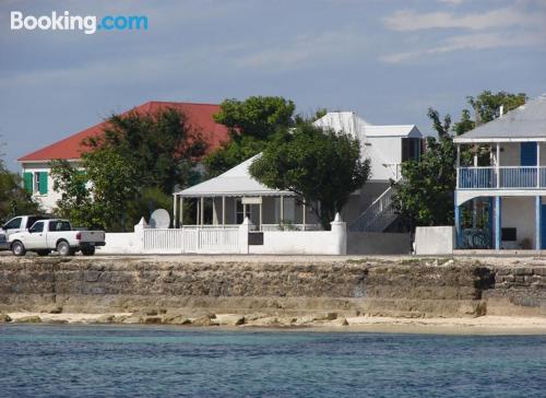 Home in Grand Turk with terrace and wifi.