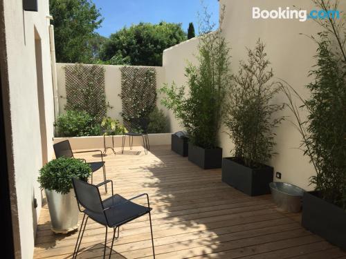 Apartamento com terraço em Uzès.