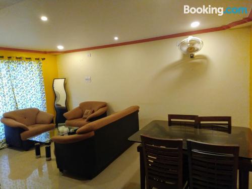 3 rooms home in Colva with terrace!.