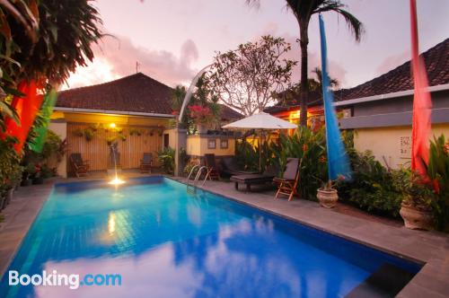 Ferienwohnung mit pool. Balkon!