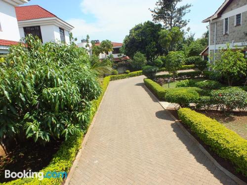 Terrace and internet place in Kisumu for two people