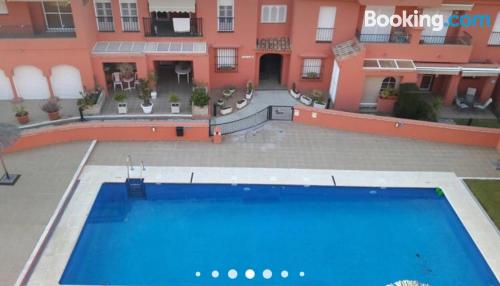 Apartamento com piscina. Terraço!.