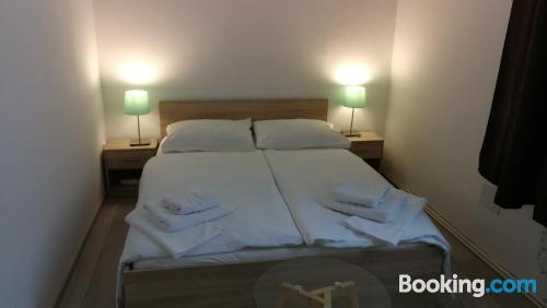 Stay in Maribor. Good choice for one person.