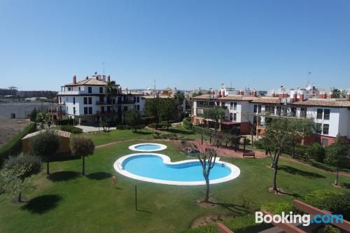 Ferienwohnung mit Balkon. In Ayamonte