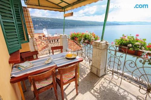 Ferienwohnung mit balkon. Haustier erlaubt.