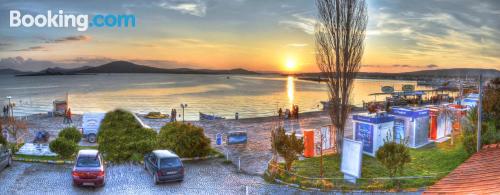 Home for 2 people in Ayvalik. Be cool, there\s air-con!