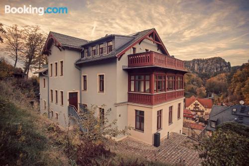 Ferienwohnung mit Balkon. Für Familien