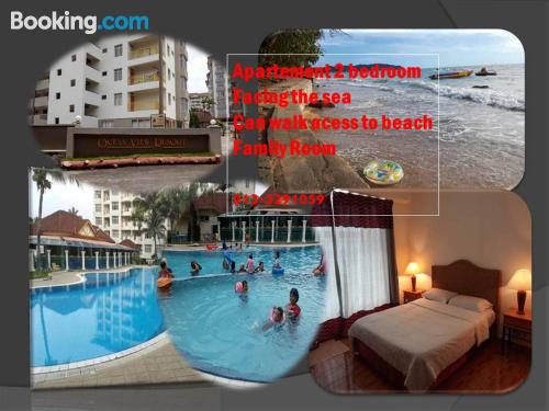 2 room home in Port Dickson. Pool!