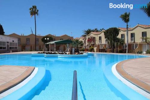 Dog friendly apartment in Maspalomas with wifi.