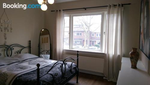 Three rooms place in Voorburg good choice for groups.