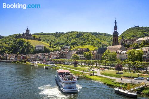 Apartamento com terraço, no centro de Cochem.