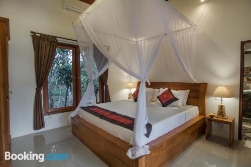 Apartment for two people in Ubud with terrace and internet.