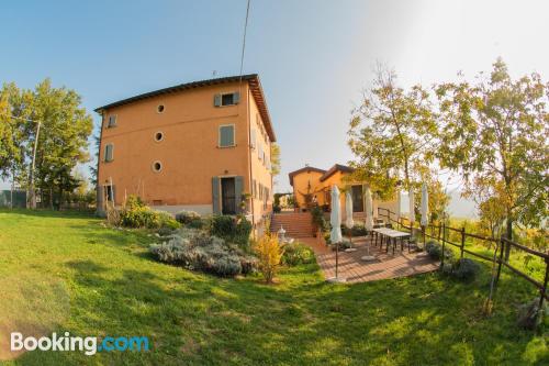 Apartamento com terraço, ideal para duas pessoas