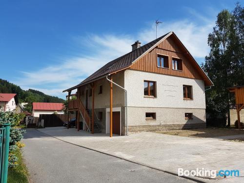 Appartement avec Internet et terrasse. Jablonec nad Jizerou à vos pieds