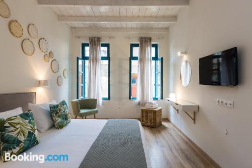 Apt mit Balkon. In Rethymno