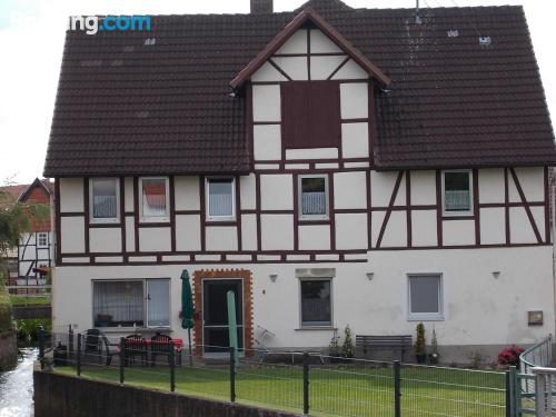 Terrace and internet home in Bad Arolsen. Ideal for six or more